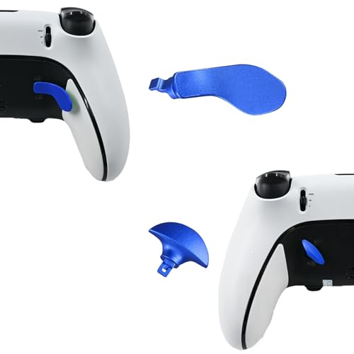Image of 4 Pcs Edge Controller Back Paddles for PS5 DualSense Edge Controller, Paddles Replacement Compatible with PS5 Edge Controller, Metal Paddles for PS5 DualSense Edge Controller (Blue)