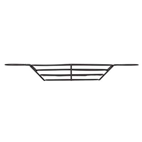 G.E.T. Enterprises 4-38822 11 x 8 Oval Basket and 2 Holders, Clipper Mill, Iron Powder Coated, Black (Sauce Cups Sold Separately)