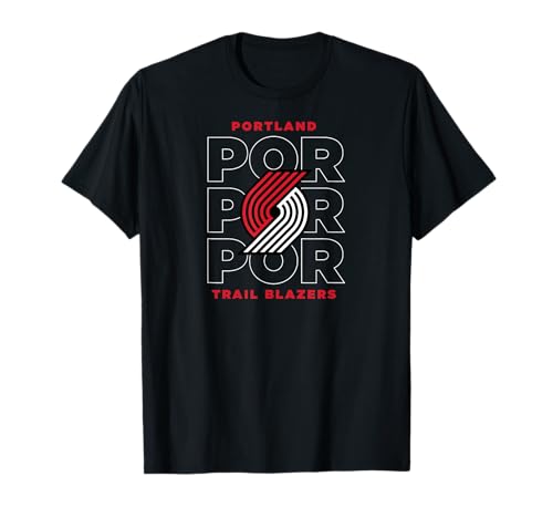 NBA - Portland Trail Blazers Stacked City Logo T-Shirt