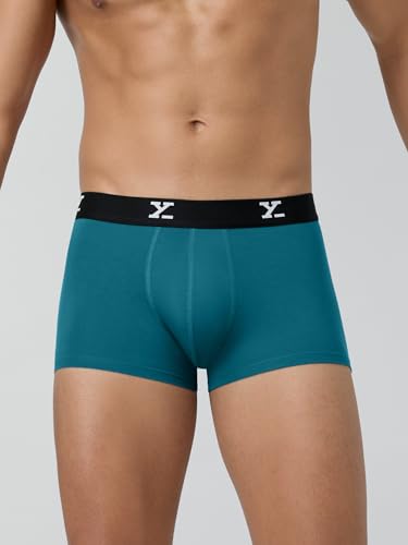 Image of XYXX Men's CloudSoft Micro Modal Trunks| Snug Fit, 4-Way Stretch, Anti-Roll & No-Marks Waistband Underwear for Men Combo (Pack of 5)