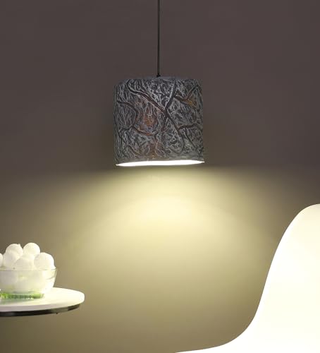 Image of MONI Lights Celling Hanging Light for Room, Table, Holl, Garden House Decoration Pendants Light of Pattern Resin Silver (Pack of 1) ML-053SLR