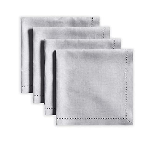Servilletas de Tela Maison d' Hermine 100% Lino Set x4 miniatura 1