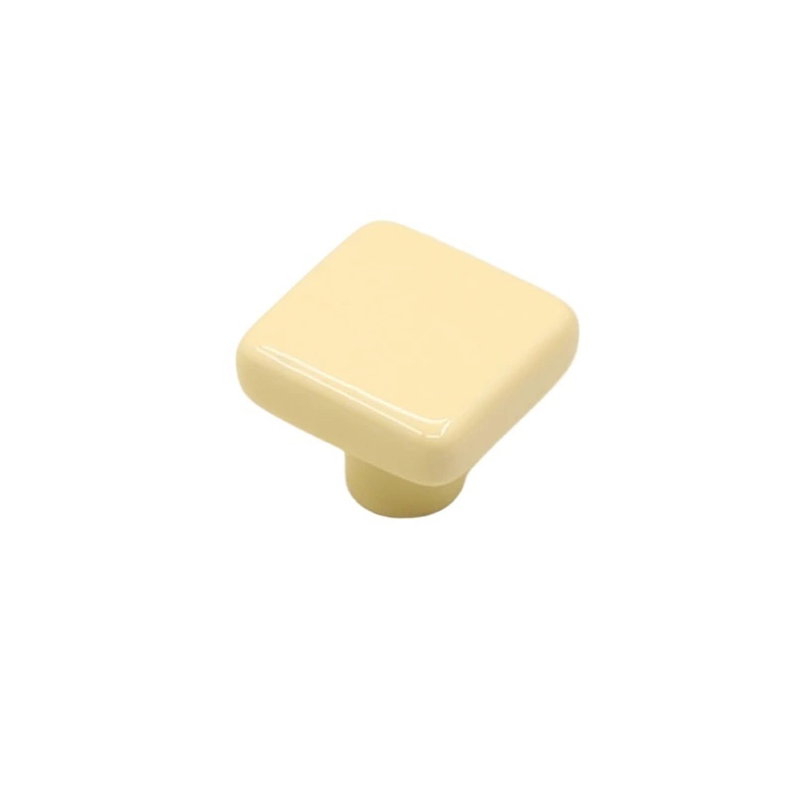 Kifsdlf Color1 2Pcs Ceramic Square Cabinet Knob Drawer Furniture Handles Dresser Single Hole Door Pulls Wardrobe Hardware For Cupboard Wardrobes Furniture(Color1)