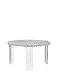 Produktbild Kartell 08500B4 T-Table Möbel, Grau/Transparent, 50 x 50 x 28 cm