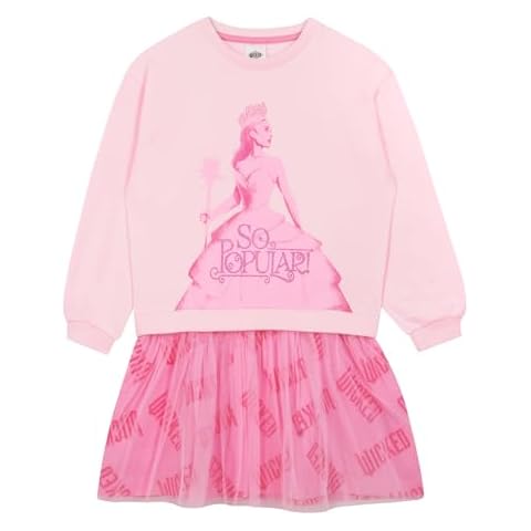WICKED Glinda Glittery Sweater Dress Cover