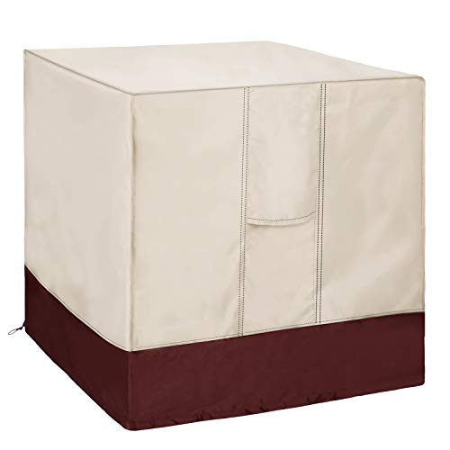Premium Central Air Conditioner Covers for Outside Units AC Covers 36x36x39 inches?Water-Resistant, Durable, with Mesh Vents and Elastic Hem Cord