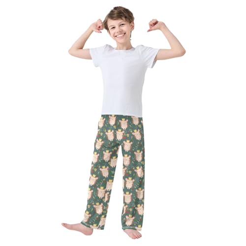 ZZXXB Princess Hedgehog Boys Long Pants Soft Trousers Elastic Waist Kids Lounge Bottoms with Pockets S-XL2