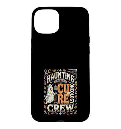 Haunting For A Cure Oncology Crew �n���E�B�� �i�[�X�V���c �X�}�z�P�[�X iPhone 15 Plus �p