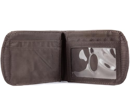 Image of Big Skinny Men's Curve Leather Bi-Fold Slim Wallet, Holds Up to 20 Cards