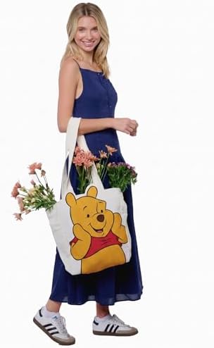 Disney Women Canvas Tote Winnie the Pooh Bag Eco Yellow — view 7