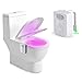 Price comparison product image Toilet Light Inside Toilet - Rantizon Upgraded Motion Activated Toilet Seat Light with Function of Aromatherapy UV Sterilizer Sensor LED Washroom Night Light 16 Colors Xmas Stockings Gifts for Women
