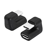 El adaptador USB C a Micro USB diseñado en forma de U en ángulo de 180 grados YACSEJAO le permite sincronizar dispositivos USB-C con un cable Micro USB normal.