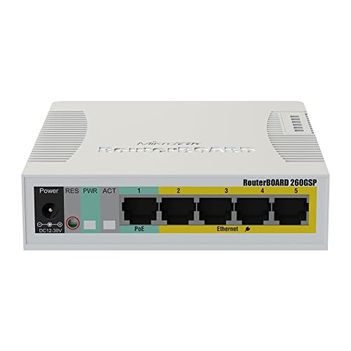 Mikrotik RB260GSP switch réseau résout vos pannes de débit avec PoE