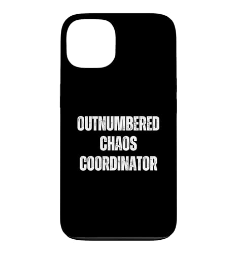 Outnumbered Chaos Coordinator Mom Life Funny Parenting �X�}�z�P�[�X iPhone 13 �p