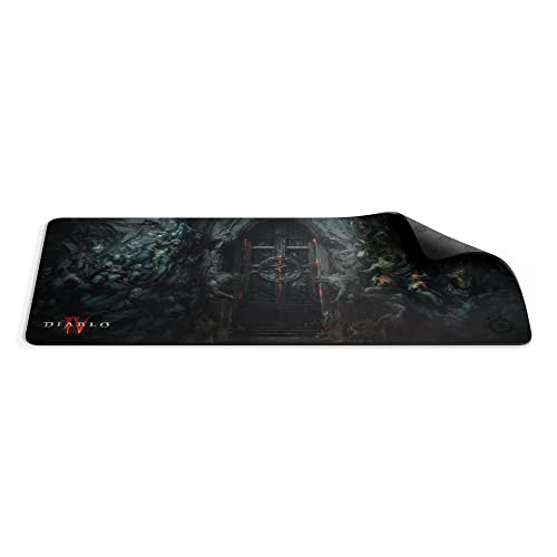 SteelSeries QcK – Gaming-Mauspad – Diablo® IV Edition – XXL-Format und Dickes Material – Perfekt für den gesamten Schreibtisch – Optimiert für Gaming-Sensoren – (900mm x 400mm x 4mm)