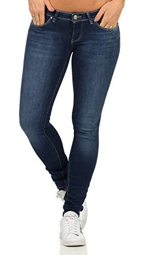 ONLY Damen Onlcoral Life Sl Skinny Rea285 Noos Hose, Dark Blue Denim Ii,...