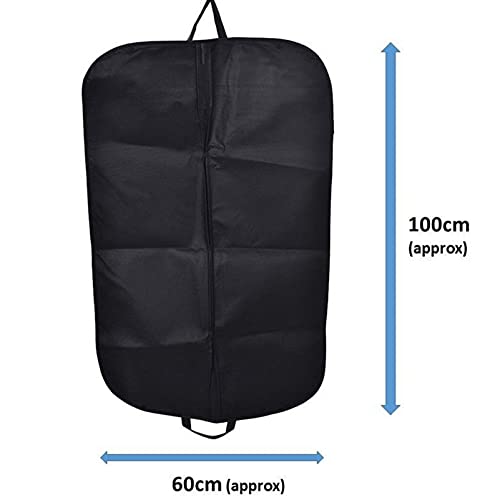 Angoily Garment Bag for Travel and Storage, 39. 4 Long Breathable Suit Garment Dress Shirts Coat Cover Bag with Carry Handle, Black3