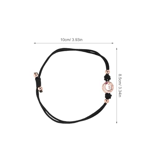 Pulseras con sensor de vibración Alipis y cuerda ajustable para parejas 2