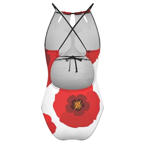 Maillots de bain une pièce femme gainant monokini beachwear rouge