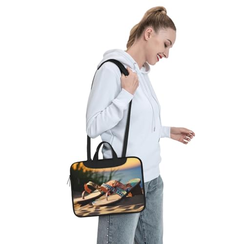 Bolso Tote para Laptop unisex negro 15.6 pulgadas miniatura 7