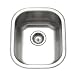 Houzer CS-1407-1 Club Series Undermount Medium Bowl Bar/Prep Sink