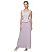 Alex Evenings Women's Long Mother of The Bride Lace Jacket Dress with Illusion Sleeves Regular Sizes, Smokey Orchid, 8 Petite