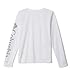 Columbia Youth Girls PFG Tidal Tee Long Sleeve Sun Protection Shirt, White, X-Large