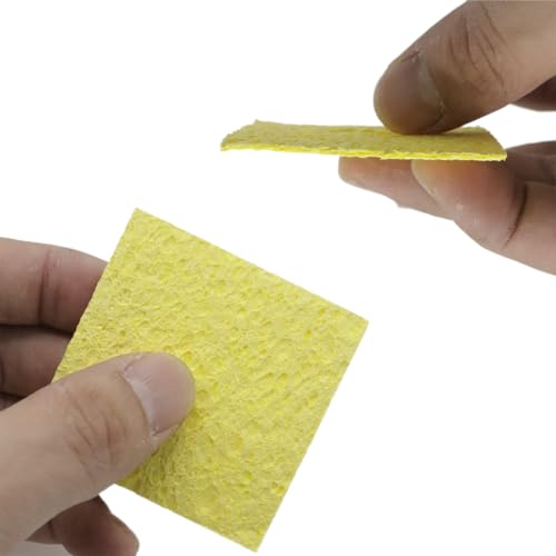 Image of 20-Pack Soldering Iron Cleaning Sponge, 2.4 inch x 2.4 inch Square High Temperature Sponges for Welding Clean Pads