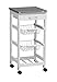 Kit Closet 7040028014 - Carro de cocina 1 puerta + cajón, inox/blanco, 37 x 37 x76