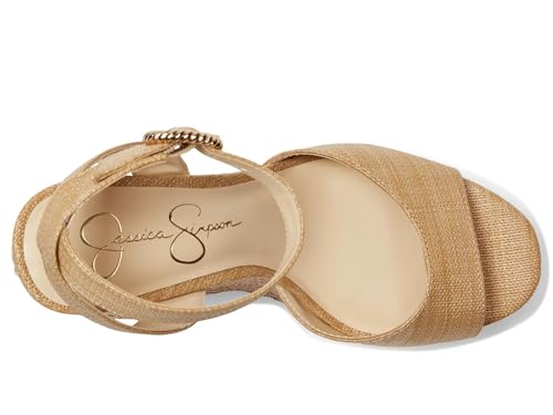 Sandale compensée Jessica Simpson Kamindi : finitions premium en corde