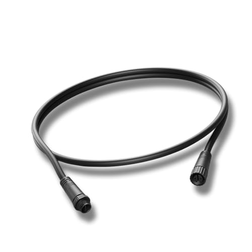 Steinel 089276 Rallonge 1 m pour système d'éclairage, câble Basse Tension, résistant aux intempéries IP67, Plug & Play, Accessoires de Jardin 24 V, Noir