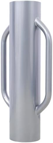 LuckyNote Iron Fence Post Driver, 37LB Metal Fence Post Driver with Handle, Heavy Duty T Post Pounder Rammer for Installing Fence Post