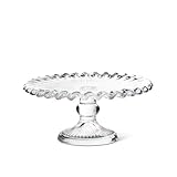 Abbott Collection Mini Pedestal Cake Stand - Glass, Clear (7 inches D)