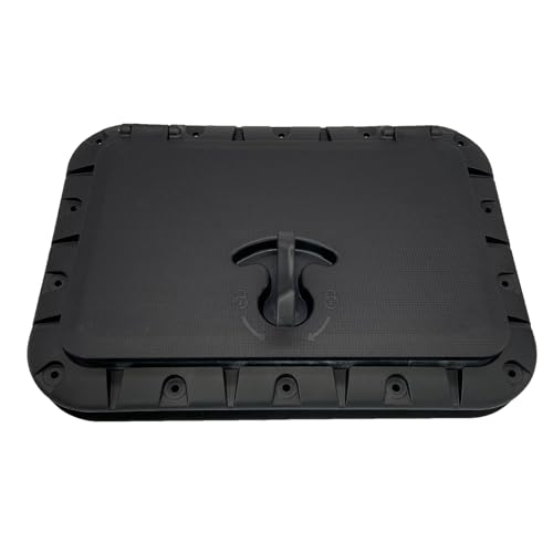 ロック可能なスクエアデッキハッチシール ABS 構造 19 × 29 センチメートルインテリアカヤックカヌー船舶船舶水上バイク ABS デッキプレートボート用