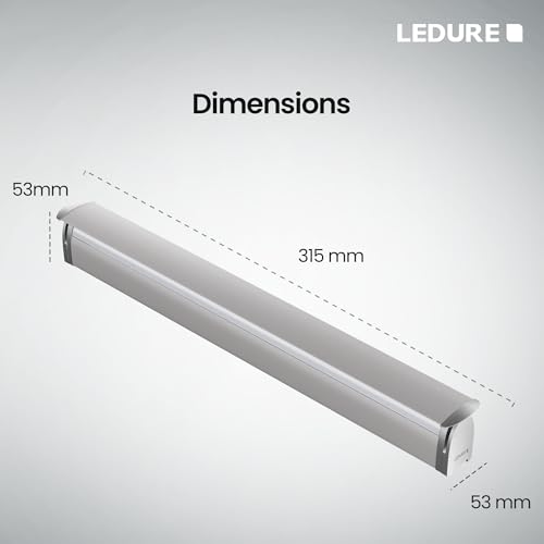 Image of LEDURE Prism 9W LED Mirror Light | 3-in-1 Color Changing Bathroom Vanity Mirror & Picture Wall Light | 2 Year Warranty | Cool White /Warm White /Natural White | Sleek Design | Pack of 20