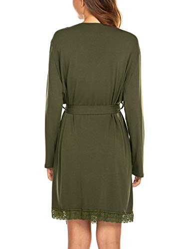 Ekouaer Womens Nursing Robe Soft Maternity Robe Lightweight Labor And Delivery Bathrobe Knee Length Sleepwear #TOP4
