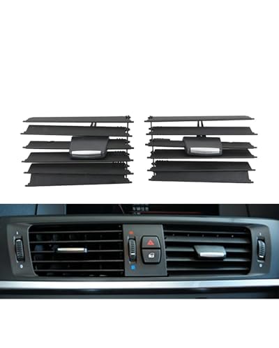 Console centrale avant de voiture réparée avec cette grille d'aération gauche