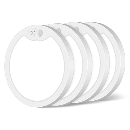 Brightever 4-Pack Motion Sensor Ceiling Light Wired, 7 Inch LED