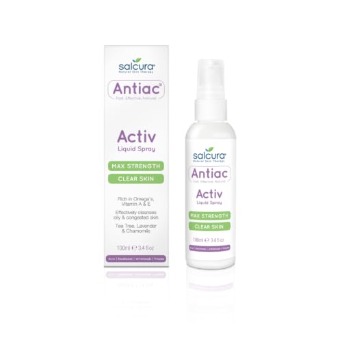 Salcura Natural Skin Therapy Antiac Activ Liquid Spray Suitable For Anyone Prone To Suffering From Oily Congested & Acne-Prone Refresh Cleanse & Nourish The Skin 100ml