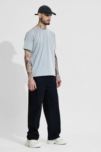 Image of SNITCH Button Closure Cotton Blend Light Weight Machine Wash Full Length Loose Fit Cargo Pants
