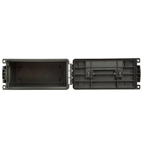 Sheffield 12626 Field Box, Plastic Ammo Can for Pistol, Rifle, and Shotgun Ammo, Water Resistant Storage Box w/ 3 Locking Options, Olive Drab Green Cans, Made in The U.S.A.