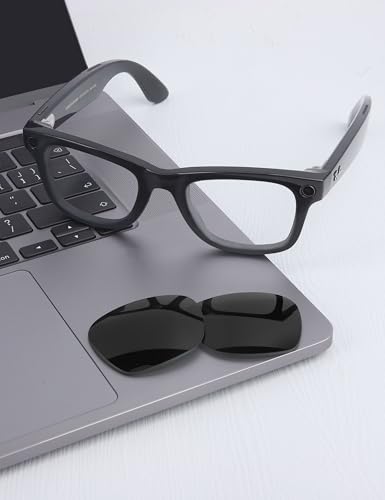 Image of Mryok Replacement Lenses Compatible with Ray-Ban Meta Wayfarer RW4006 50mm / Gen 2 RW4012 50mm Smart Glasses, HD Polarized