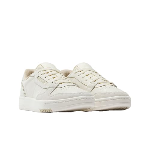 Reebok Women's Phase Court Sneaker, Alabaster/Alabaster/Chalk, Size 6.5