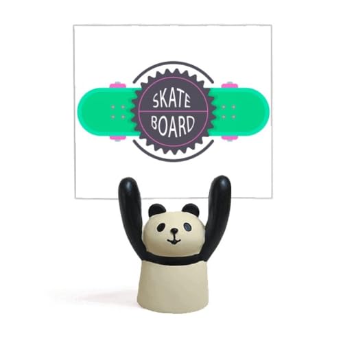 Planche à roulettes memo holder panda et décorations cartoon pour bureau