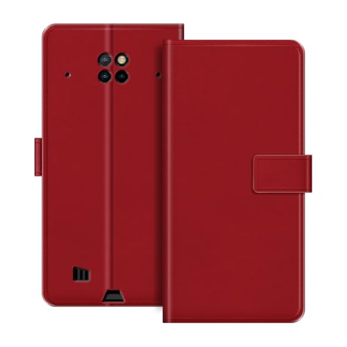 ESACMOT ���U�[�E�H���b�g�P�[�X Doogee S88 Plus �Ƃ̌݊������� �J�[�h�z���_�[���X�^���h�t���蒠�^�P�[�X�A�}�O�l�b�g���J�A�ϏՌ��t�H���I�A�J���t���ȃf�U�C�� (��)