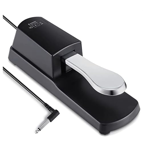 Donner - Pedal de sostenido universal de tipo piano para teclado