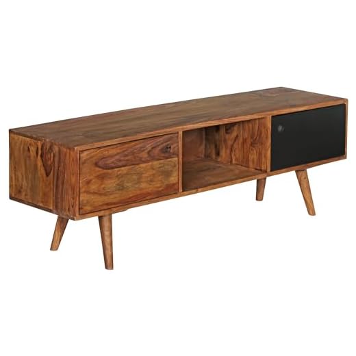 Wohnling Massivholz TV Lowboard REPA 140 cm