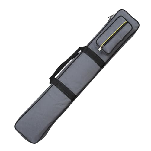 Baoblaze Custodia Protettiva per Stecche da Biliardo, Antipolvere, Morbida, Resistente all'Usura, Impermeabile, Elegante Regalo, Borsa da 1/2 Mazza, Capaci, Grigio