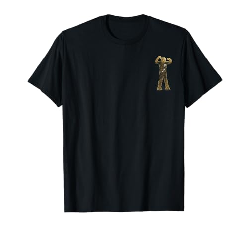 T-shirt Star Wars Chewbacca col rond en coton pour homme et fan de la saga