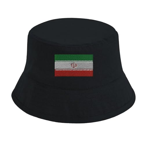 Bob drapeau Iran broderie durable coton respirant